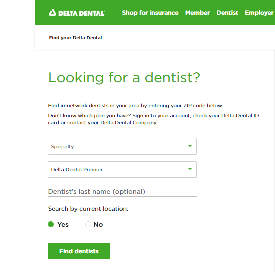 Find A Dentist | HDS